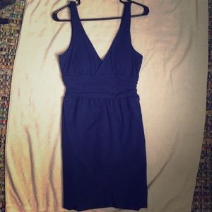 Navy Blue V Neck Bodycon Victoria’s Secret Dress